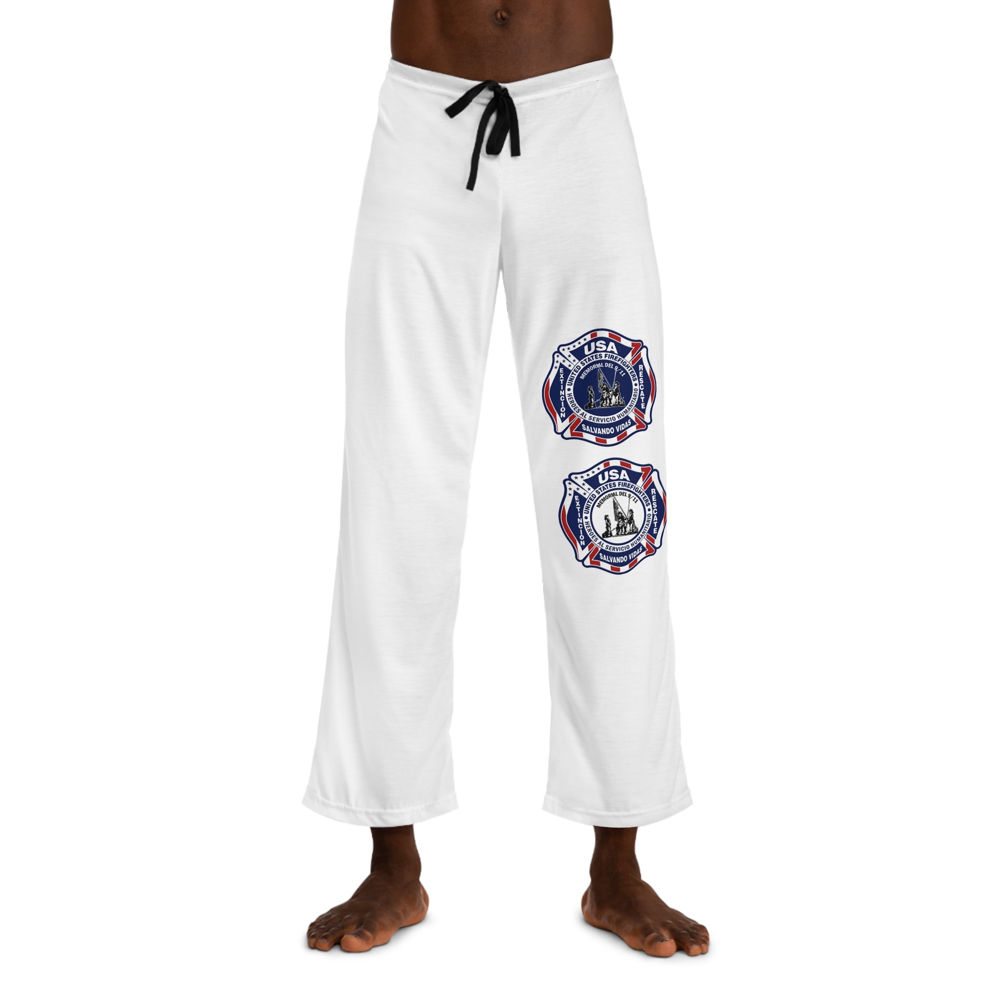 🚒 **Firefighter Souvenir Men's Pajama Pants (AOP)